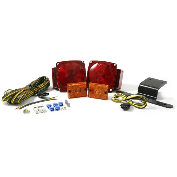 65370-5 – GROTE PERLUX Trailer Light, Stop/ Turn/ Tail Light With Side marker Light Incandescent Bulb Rectangular Hou...